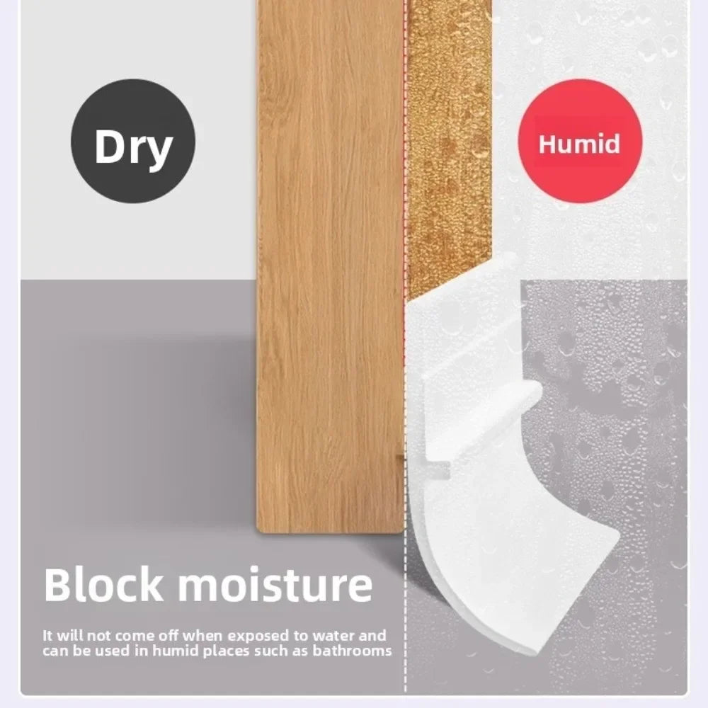 Noise Reduction Door Draft Stopper Self-adhesive Insect Prevention Weather Stripping Thickened 100cm Sound Barrier Bedroom Oasis Select