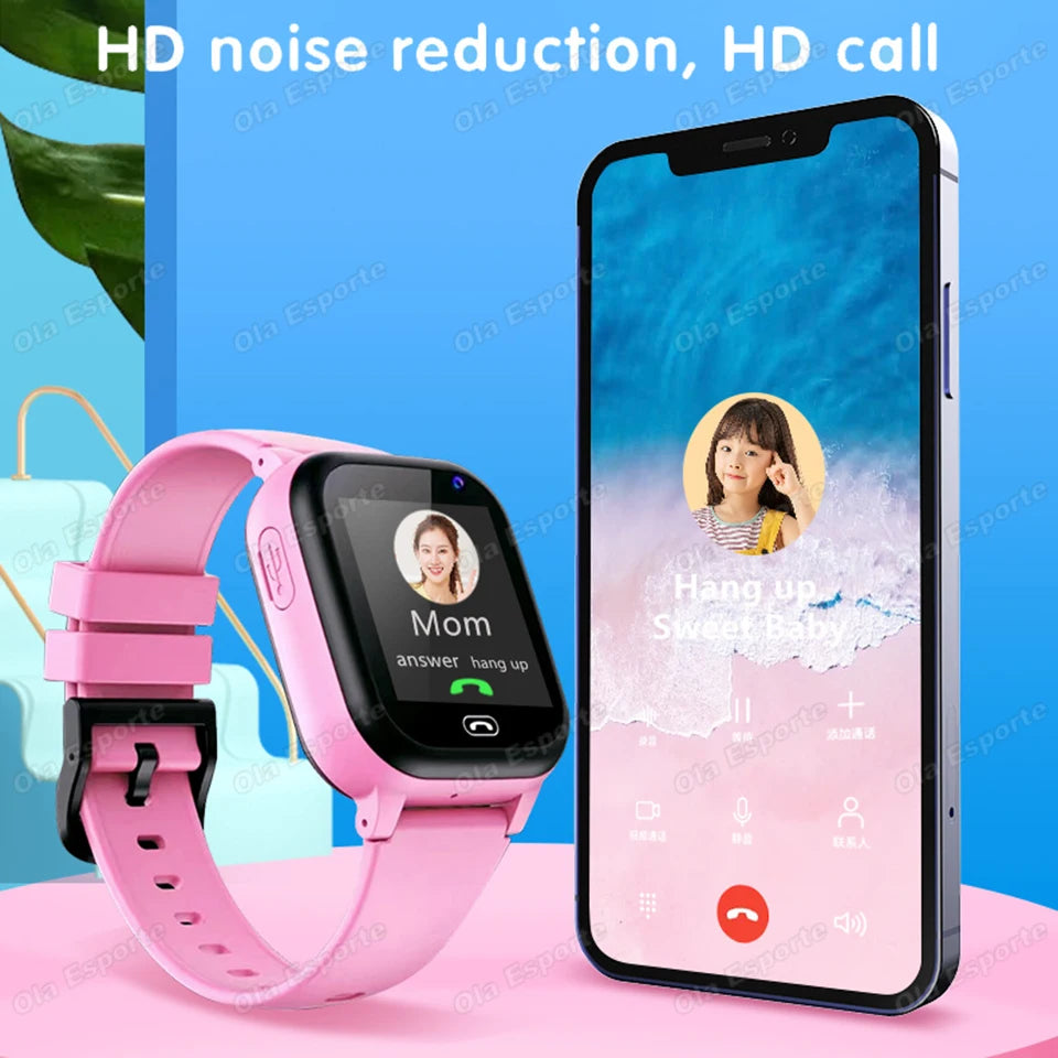 Kids Smart Watch GPS SIM Card Video Call SOS – Boys & Girls
