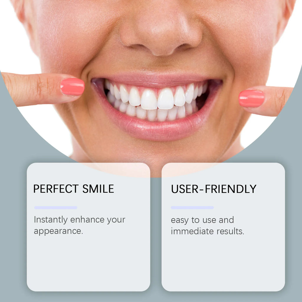 Soft Denture Silicone Kit Temporary Tooth Upper Lower Veneers Denture Decoration Set Fake Teeth Veneers Smile Correction Kit Oasis Select