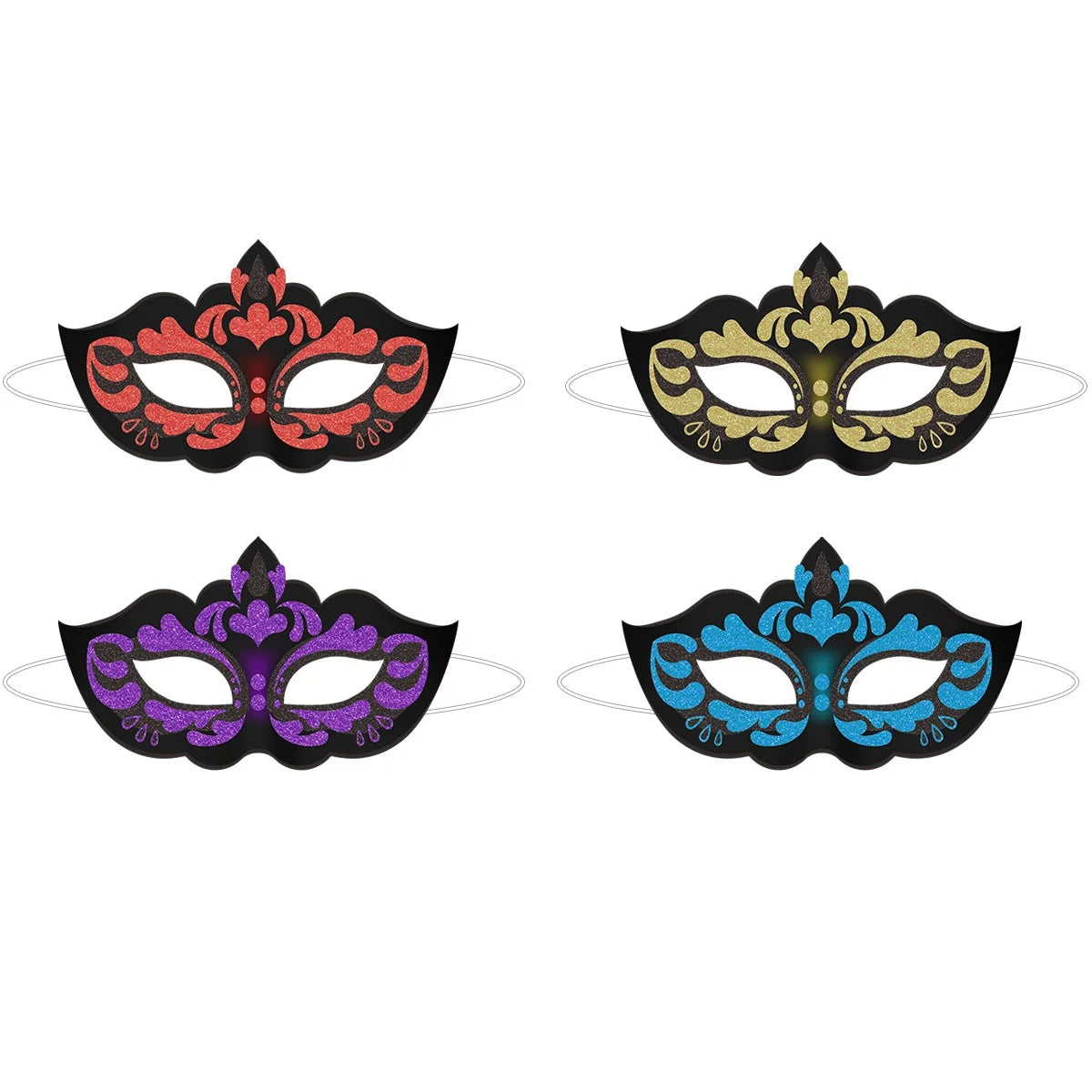 Half Face Mask Glittering Masquerade PartyMasks Role Play Nightclub Half Face Eye Maskween Party for Fancy Dress Christmas Party Oasis Select
