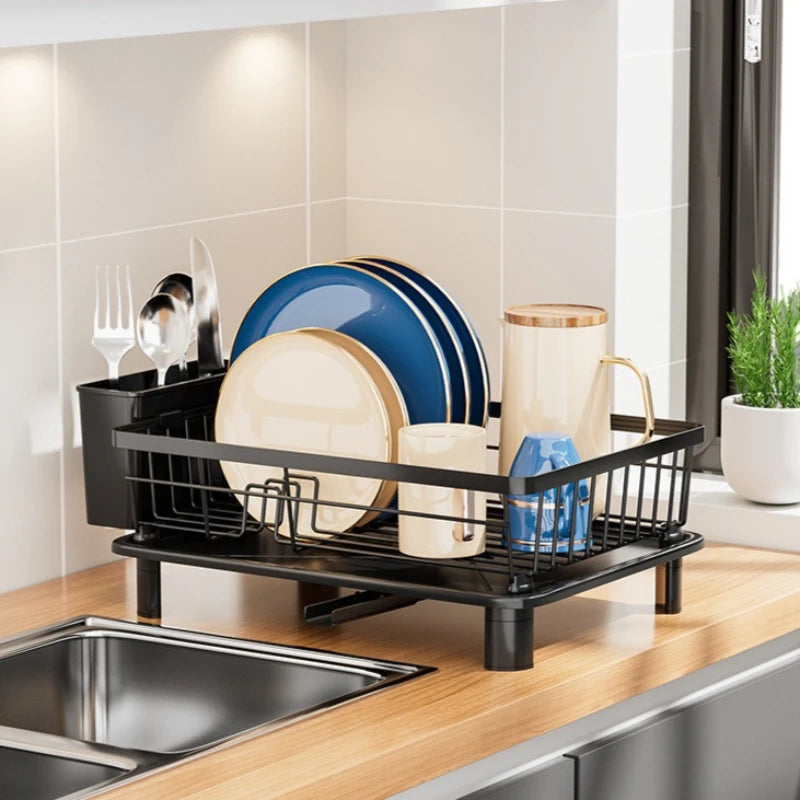 Kitchen Dish Rack Small Volume Dish Rack Sink Multifunctional Tableware Drain Bowl Storage Box Oasis Select