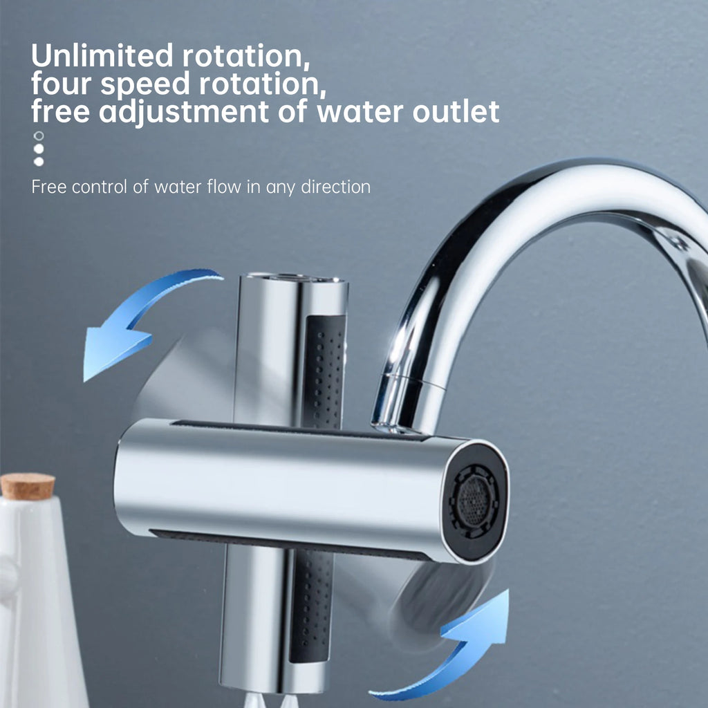 360° Rotating Kitchen Faucet Aerator | 4-Mode Anti-Splash