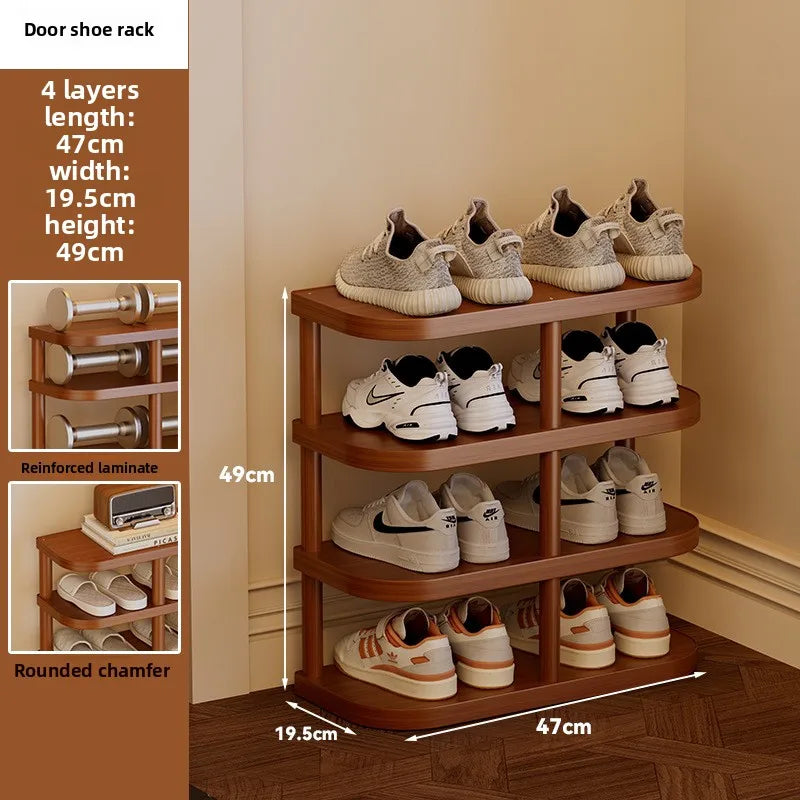 Simple shoe rack household door shoe cabinet multi-layer small narrow home shelf storage entrance bedroom living room dormitory Oasis Select 4th floor