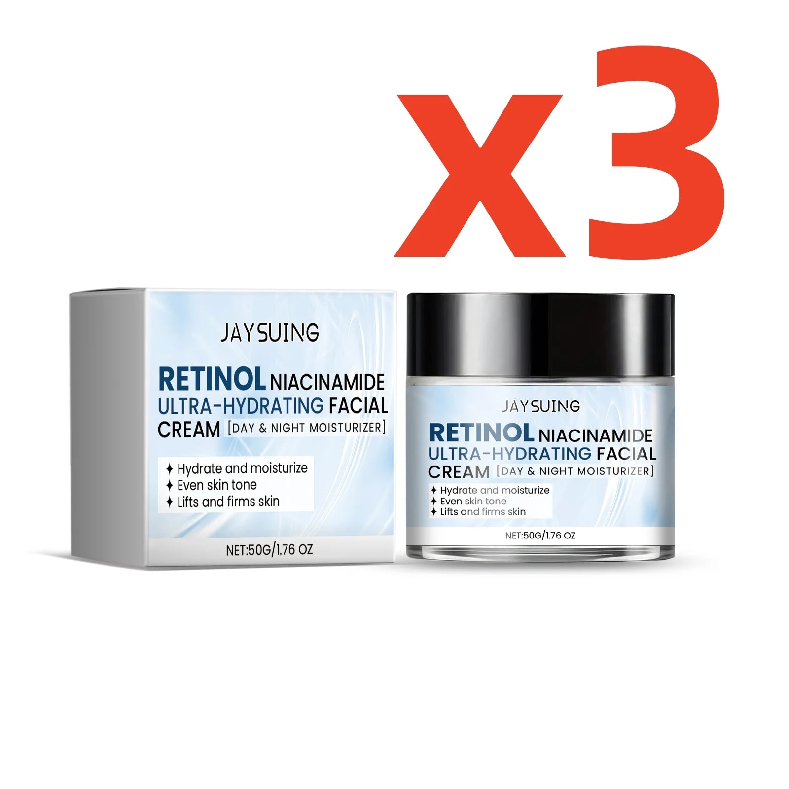 Jaysuing Nicotinamide Face Cream – Anti-Wrinkle Dark Spots Facial Moisturizer Cream Oasis Select 150g boxed