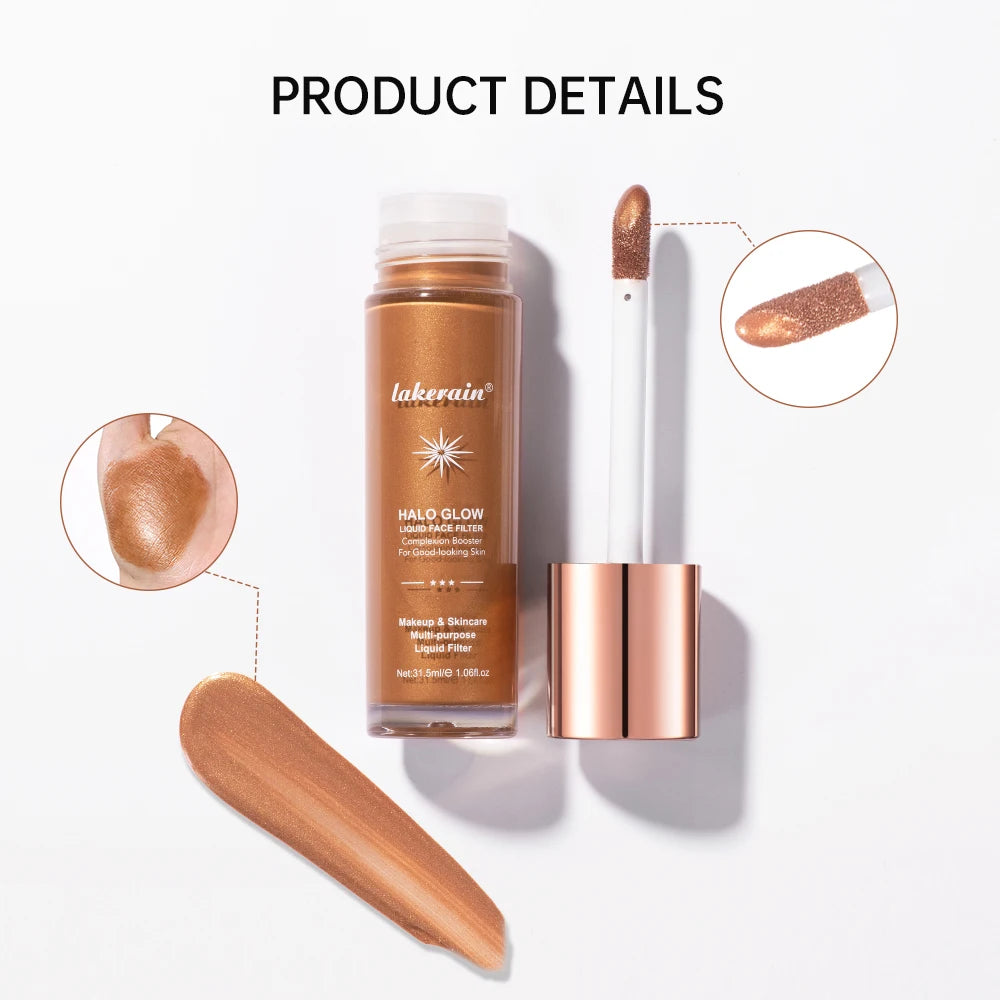 Halo Glow Liquid Face Filter | Highlighter & Complexion Booster