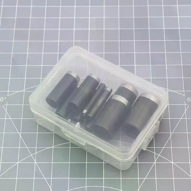 15 Sizes Round Hole Punch(1-15mm), Hollow Punch Cutter Tool Set With Storage Case, Leather Hole Punch, Leather Craft Die Cutter Oasis Select