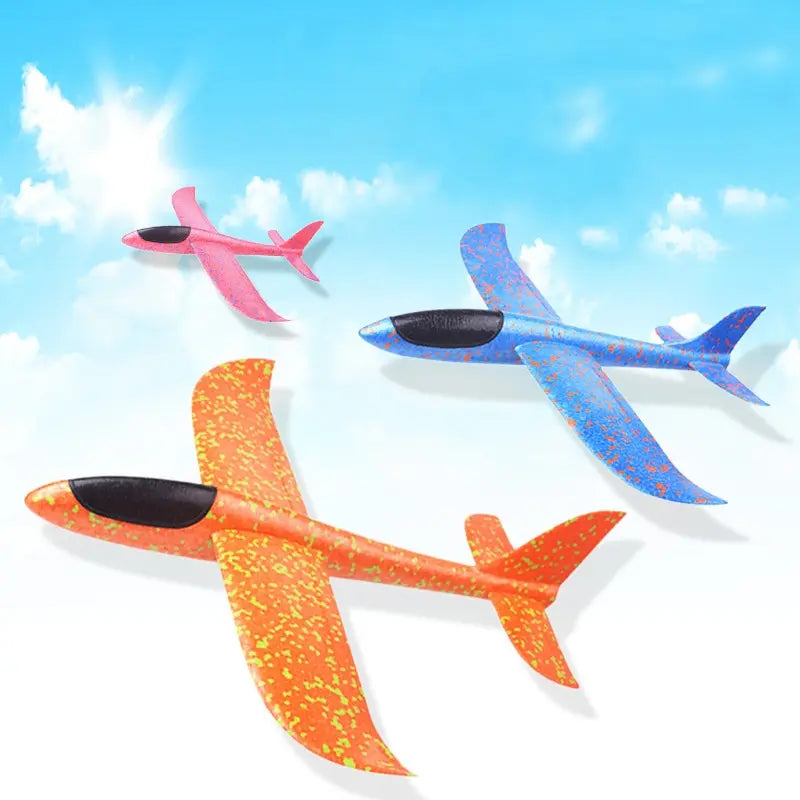 Hand Launch 35cm Flying Throw Airplane Outdoor Sports Toys for Children Glider Aircraft Model Foam Gliding Boys Fun Game Figure Oasis Select