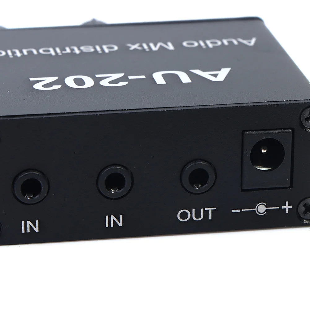 Audio Mixer Distributor with Dual Input and Dual Output for Headphones and For AMPlifiers Low Noise Circuit Design Oasis Select