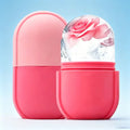 Silicone Ice Roller Face Massager – Pore & Skin Toning Tool Facial Massage Tool Oasis Select GJ04-Ninered-pink-02