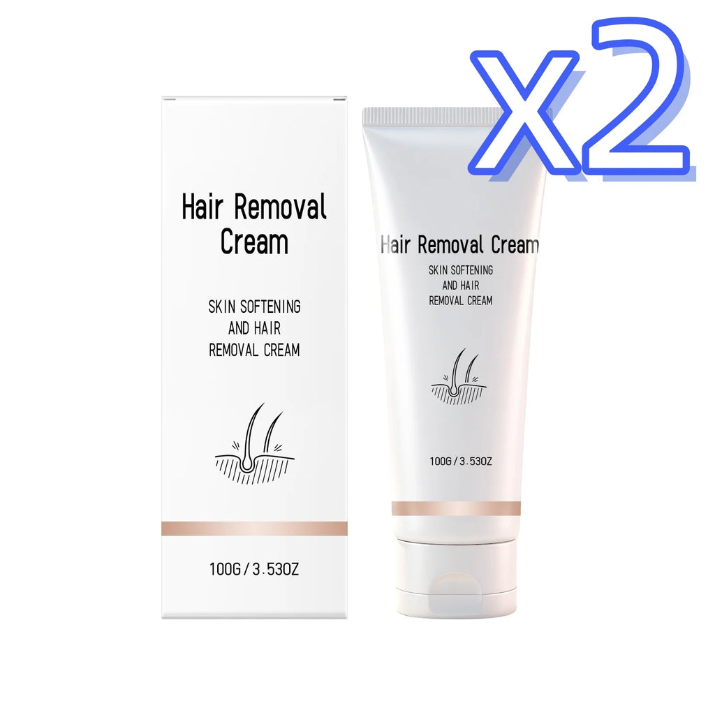 Instant Hair Removal Cream Gentle Painless Remove Hair Smooth Nourish Skin Easy Apply No Redness Personal Care Hair Remove Cream Oasis Select 100g Boxed x 2PCS