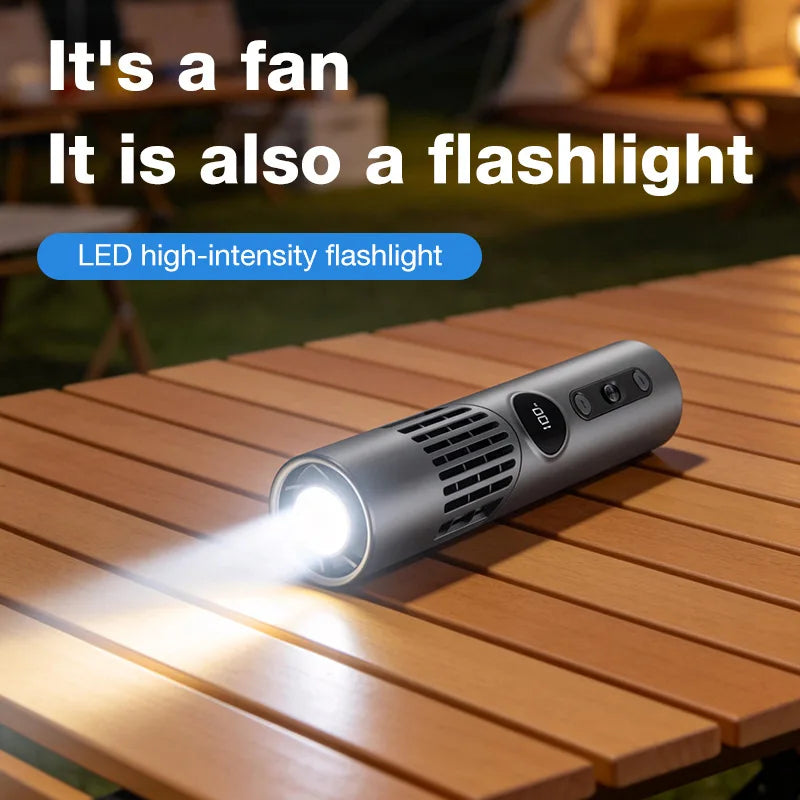 Portable Foldable Neck Fan – Handheld Wearable USB Mini Fan