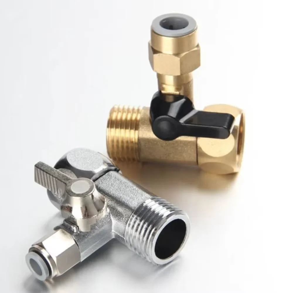 Water Purifier Adapter Faucet Ball Valve 2/3 PE Pipe Brass Alloy Plastic Tee Connector Hardware Accessories Oasis Select