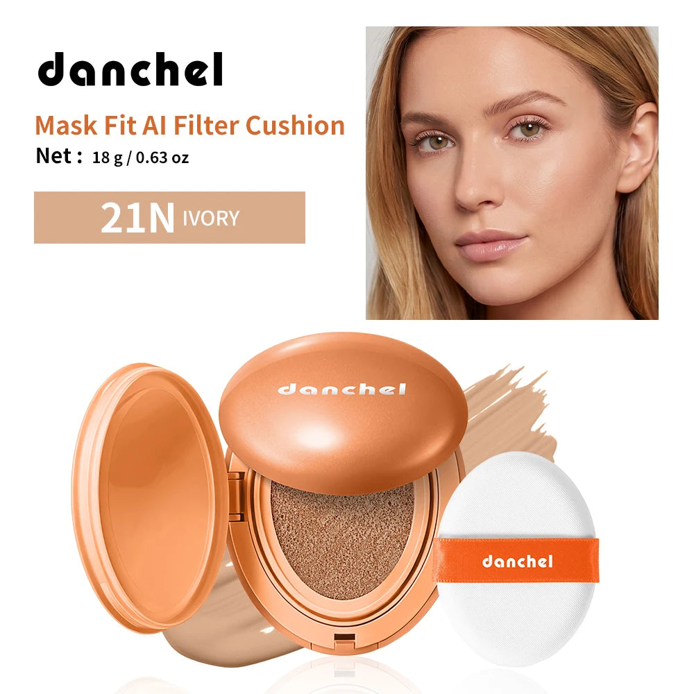 Collagen Air Cushion CC Cream Long-Lasting Hydration Buildable Coverage Foundation Natural Light Brightening Effect Face Makeup Oasis Select 21N