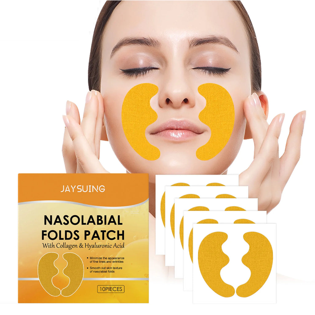 Nasolabial Fold Patch Face Lifting Sticker Fade Fine Lines Moisturizing Anti-Wrinkle Hydrating Daily Use Skincare Essential Oasis Select