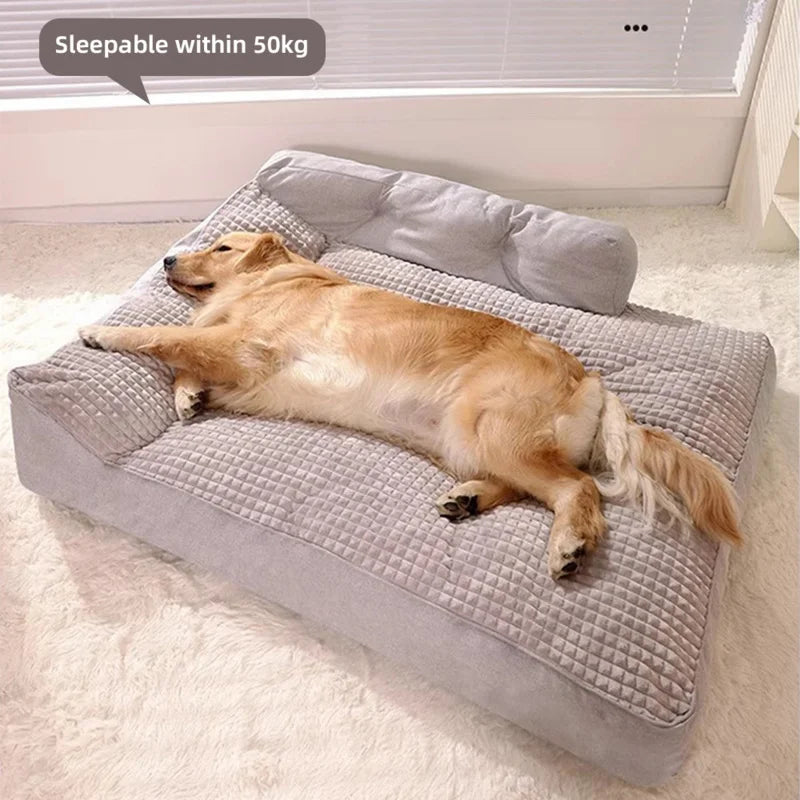 Large Dog Bed for Small Medium Dogs Soft Fleece Nest Big Dog Sofa Bed Winter Warm Cat House for Pet Sleeping Bed Pad Supplies Oasis Select