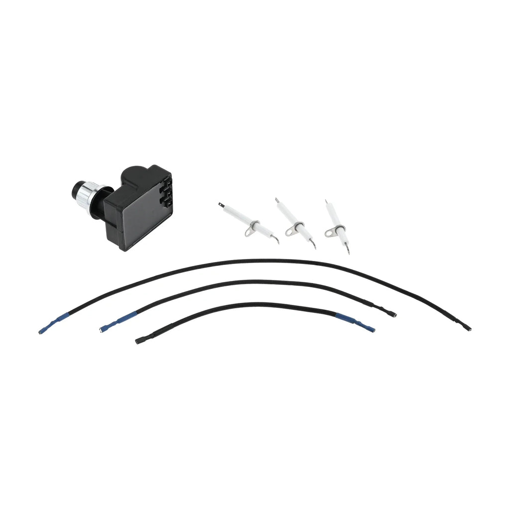 1 Set Grill Igniter Push-button Electronic Fits for Pit Boss TS-IG3007 4-in-1 Grills Replacement with 3 Wires 3 Spade Connectors Oasis Select