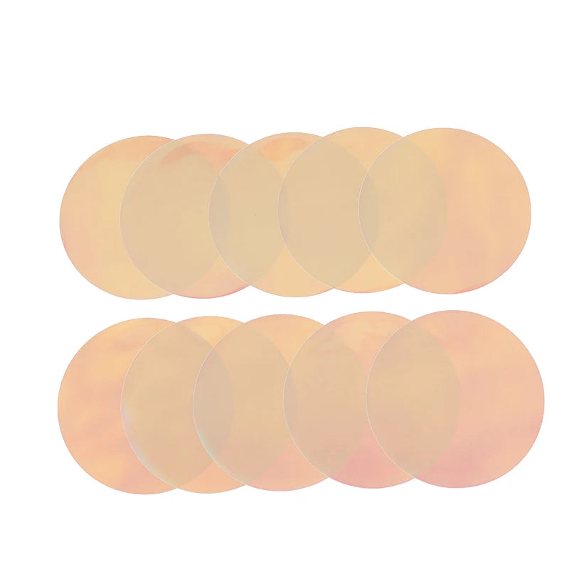 5/10Pcs 10CM Lamp Color Correction Film Self Adhesive Transparent Filter Sheets Light Gel For Headlights Bedrooms Living Rooms Oasis Select Dazzling red 10pcs