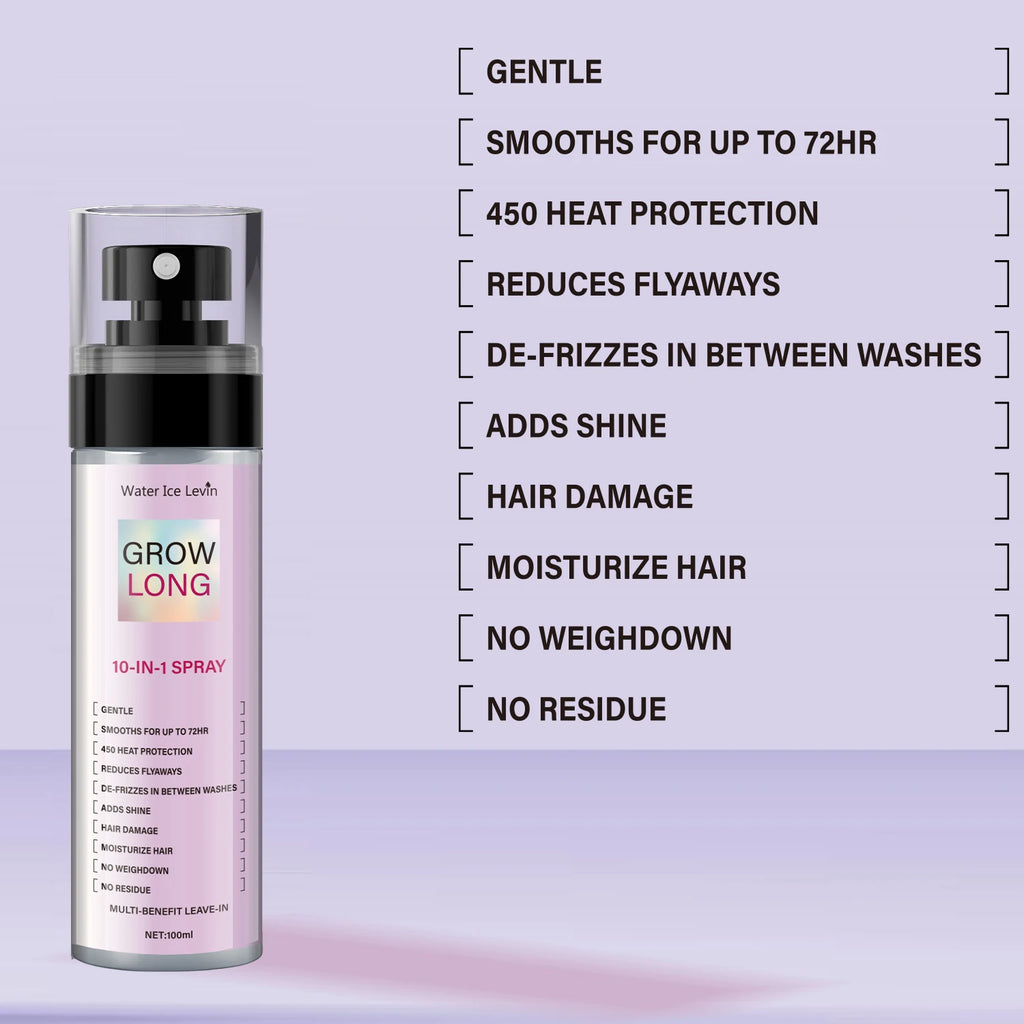 10-in-1 Leave-In Hair Spray – Caffeine, Ginseng & Vitamin E Leave-In Conditioner Spray Oasis Select