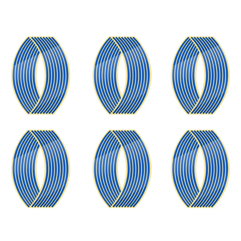 1- Wheel Sticker Reflective Rim Stripe Tape Bike Motorcycle Stickers