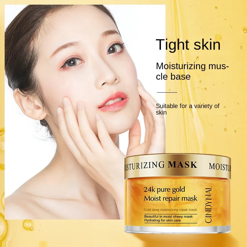 24K Gold Sleeping Mask – Hyaluronic Acid Anti-Aging Night Mask Sleeping Face Mask Oasis Select