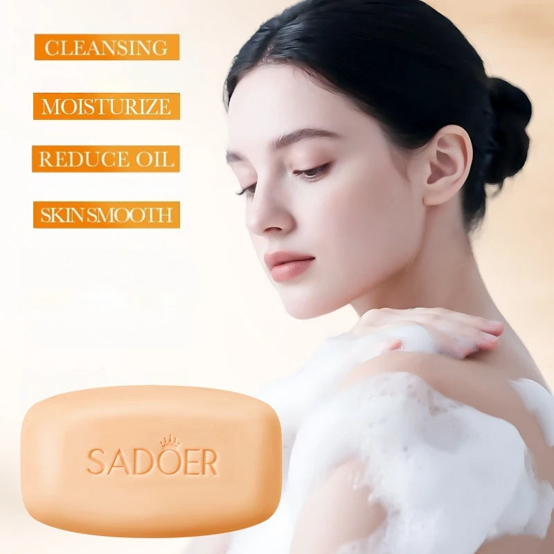 SADOER Honey Milk Moisturizing Cleansing Soap 100g Cleansing Soap Bar Oasis Select