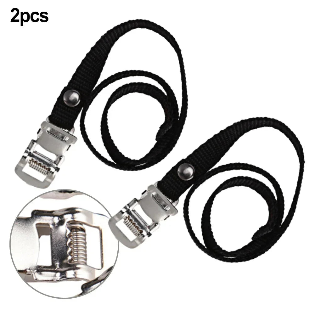 Nylon Adjustable Exercise Bike Pedal Toe Straps Shoelaces Tear Resistant Toe Clips Most Note Strap Total Length Oasis Select