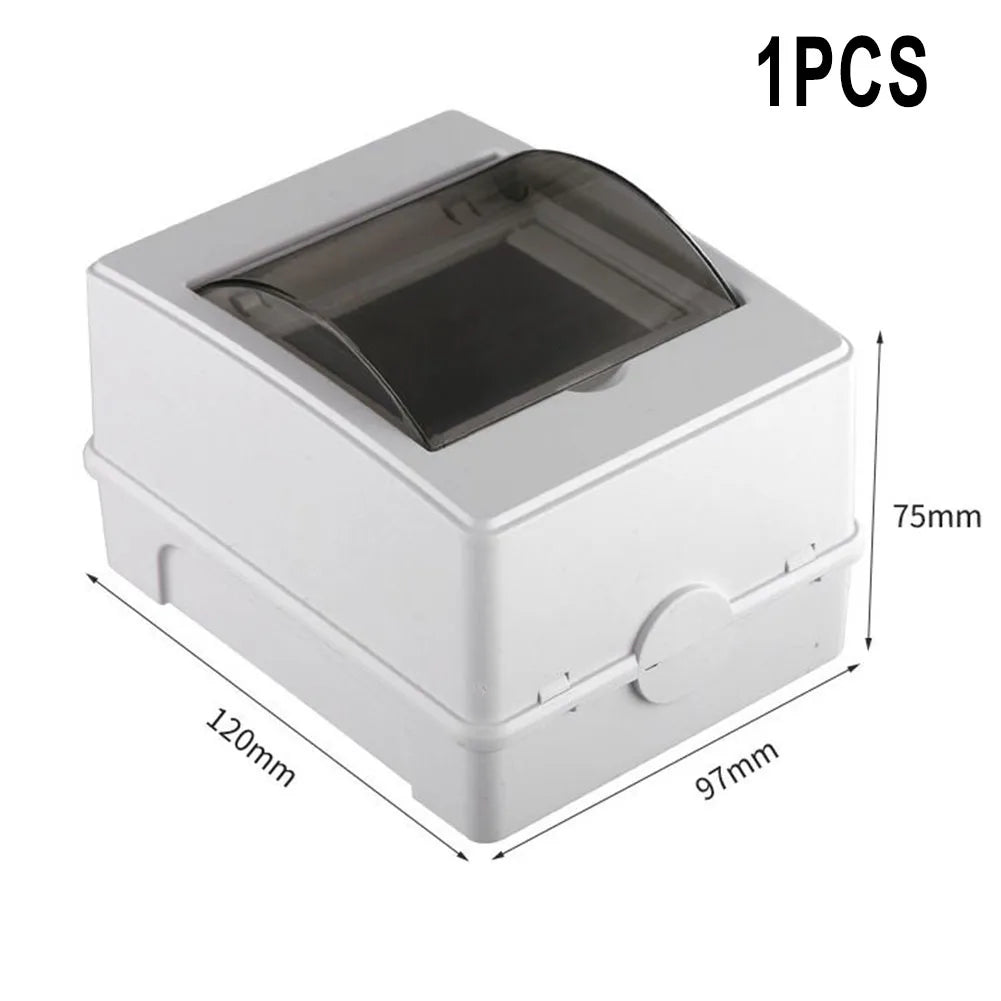 2-4Ways Junction Box Outdoor Waterproof Electrical Distribution Box Circuit Breaker MCB ABS Junction Box Oasis Select