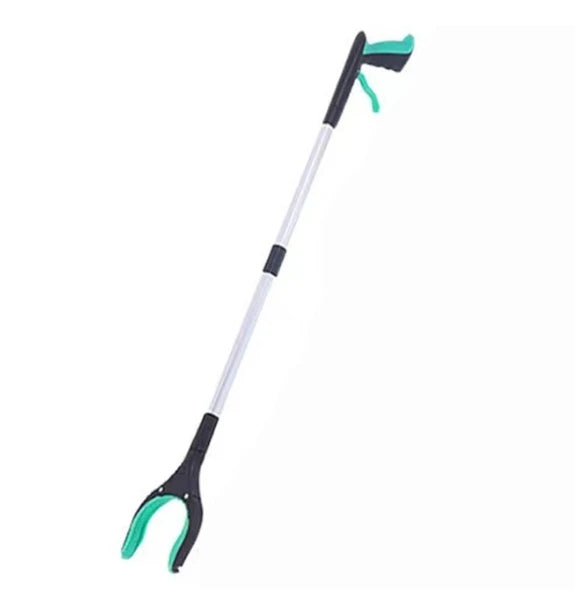 360° Rotatable Trash Picker Foldable Litter Grabber Stick Long Reach Extension Arm Portable Pick Up Tool Outdoor Garden Cleaning Oasis Select Light Green