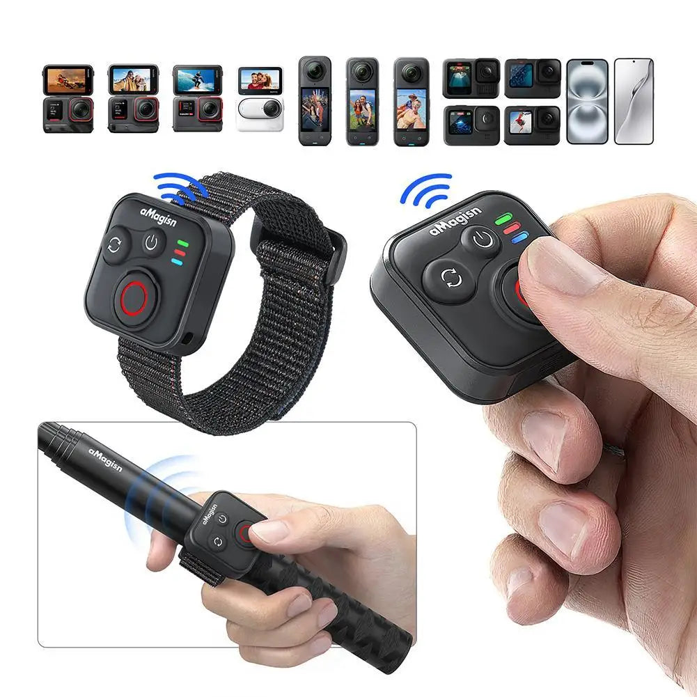 Bluetooth Remote for Insta360 – 50m Range, iOS & Android