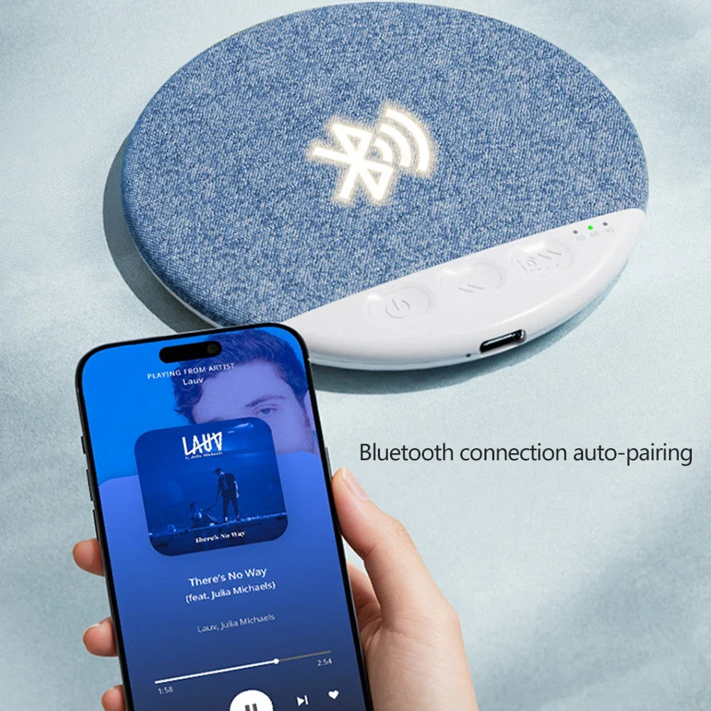 Under Pillow Bluetooth 5.4 Speaker | HiFi White Noise Sleep Timer