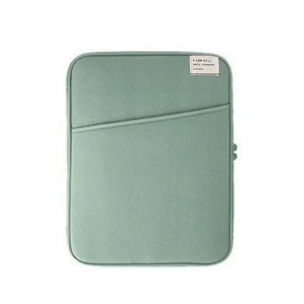 Shockproof 13 Inch Laptop Sleeve Protective Wear-resistant Laptop Carrying Case with Zipper Soft Tablet Pouch Laptop Accessories Oasis Select Green