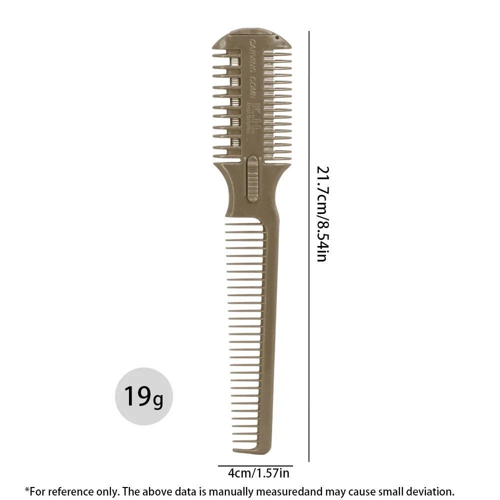 Razor Hair Cutter Comb – Trim, Thin & Style All Hair Types Hair Razor Comb Oasis Select 203K-Glod-1