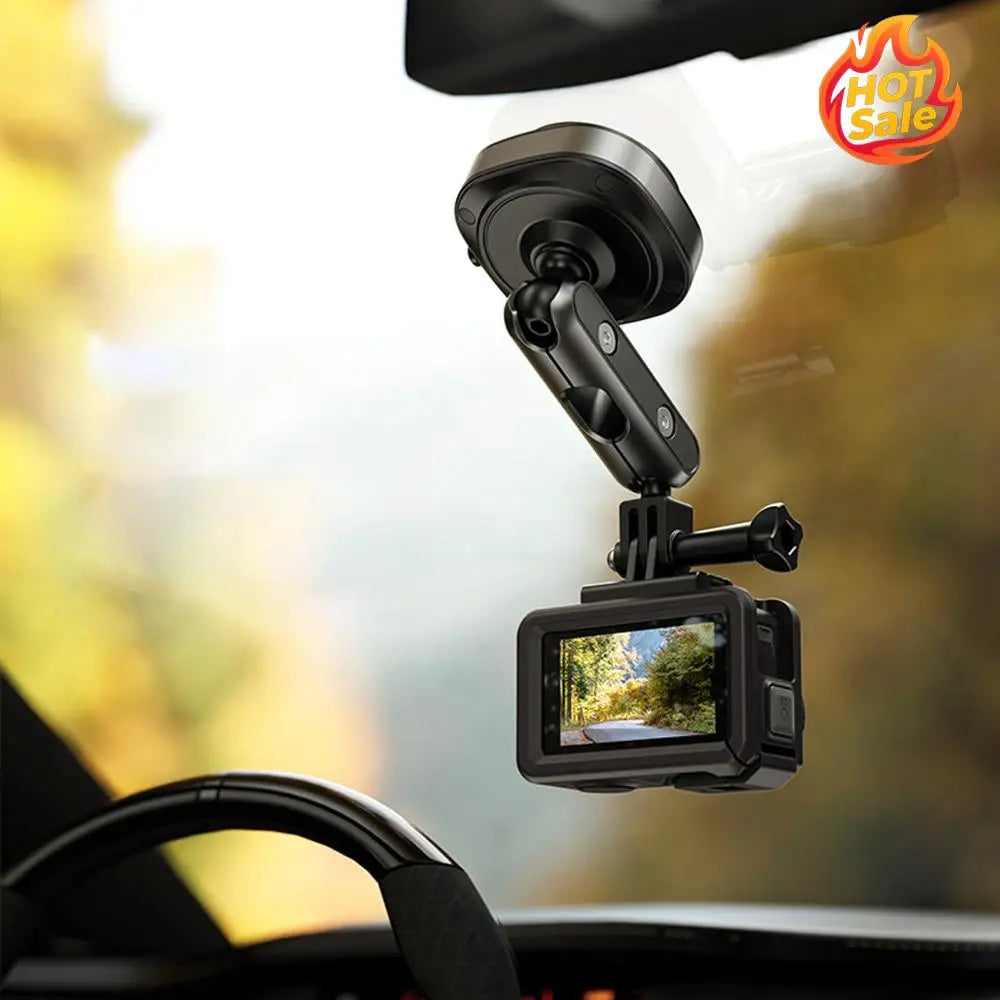 Suction Cup Camera Car Mount 360 Adjustable Action Camera Windshield Window Mount for DJI/Insta360/GoPro Action Camera Mount Oasis Select