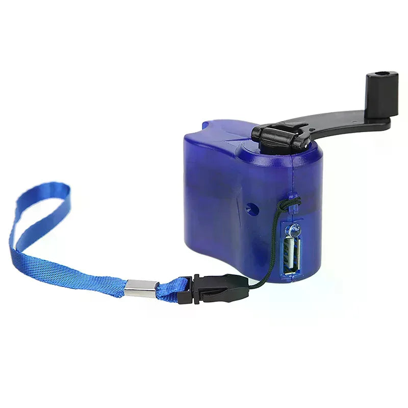 Emergency Outdoor Hand Crank Power Dynamo Emergency Charger 5.5V Travel Charger Outdoor Survival Accessories Oasis Select