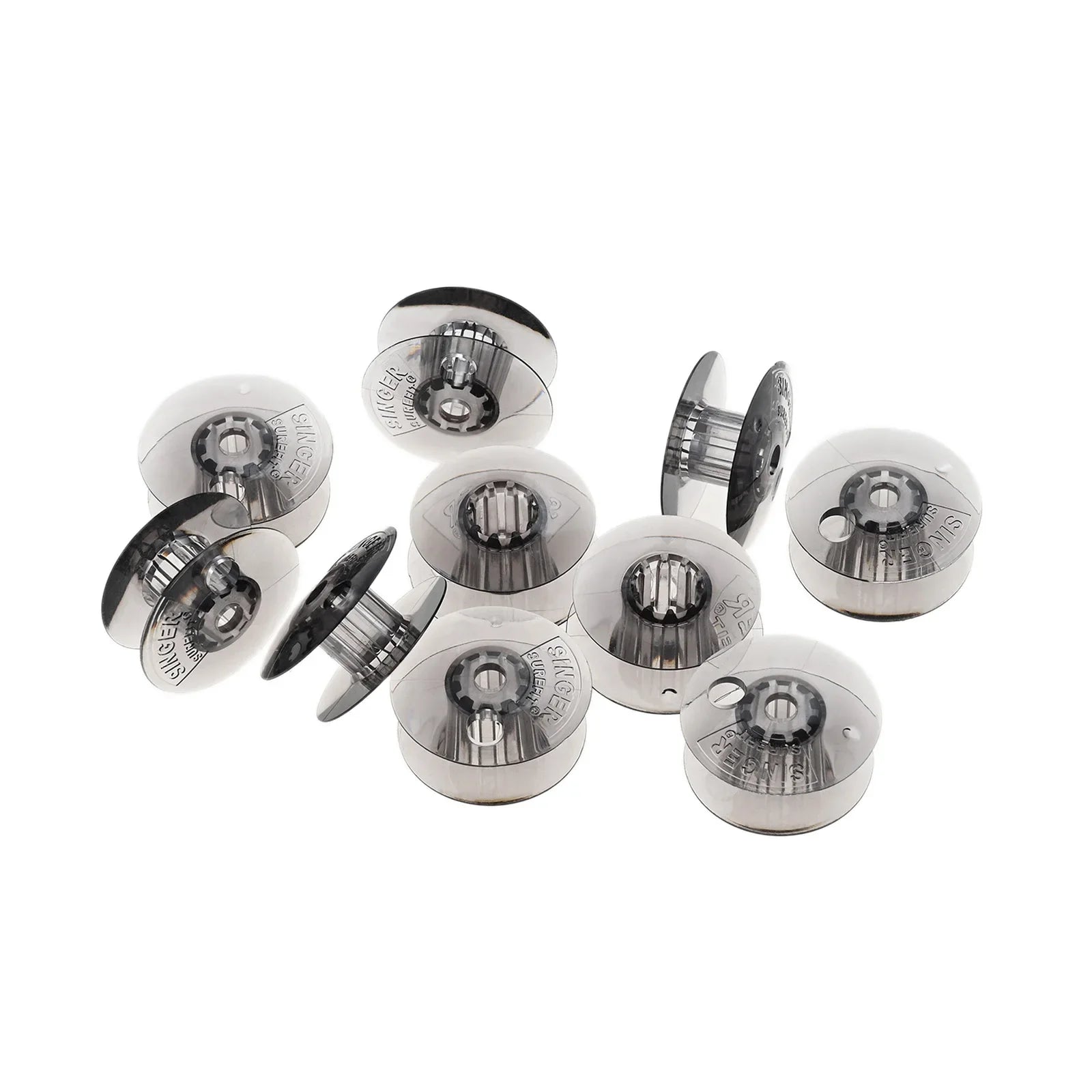 10Pcs/set 359838-900 Plastic Sewing Bobbin Fits for Singer Inspiration Sewing Machines Bobbins 4205,4206,4210,4212,4220, 4228 Oasis Select