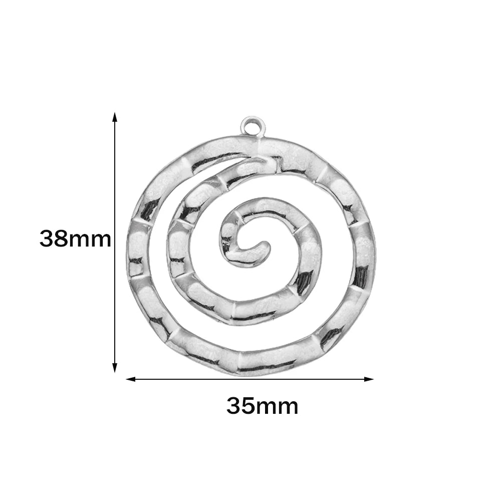 5pcs Stainless Steel Celestial Sun Charms Smile Pendants DIY for Necklace Bracelet Jewelry Making Craft Supplies Party Decor Oasis Select Steel 35x38mm