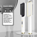 Multifunctional Styling Comb for Straight Curly and Soft Hair Temperature Control Rapid Heating Hair Straightener and Curler Too Oasis Select white