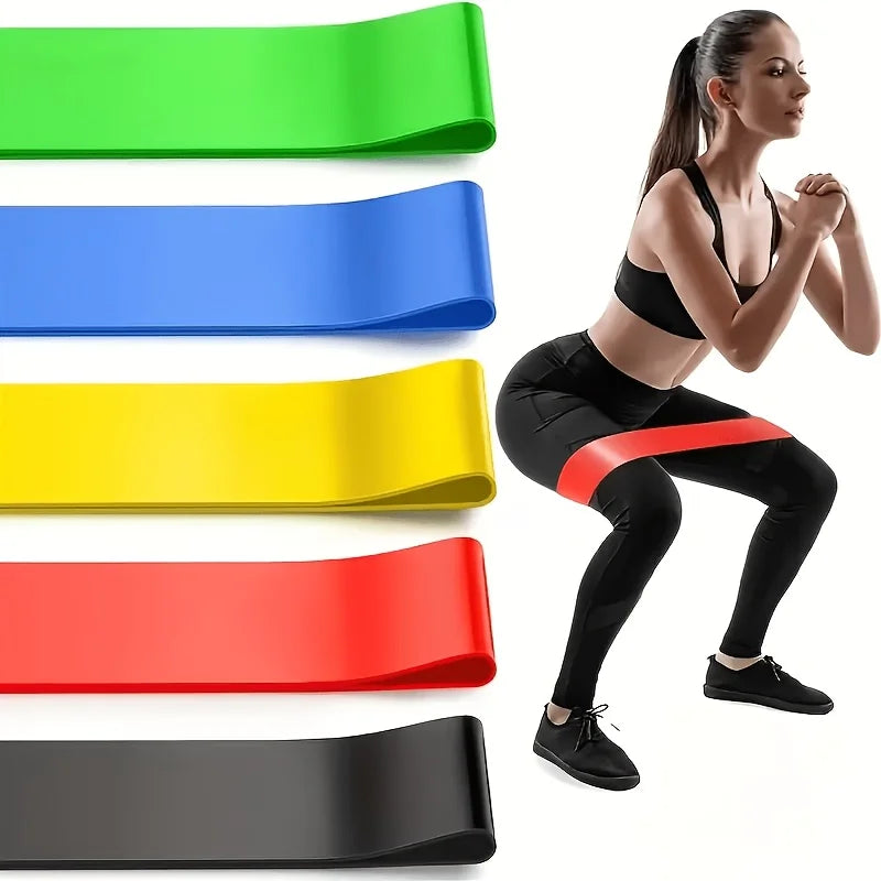 1 Set of 5 Yoga Resistance Bands, Suitable for Strength Training, Body Shaping, and Functional Training Oasis Select MULTI
