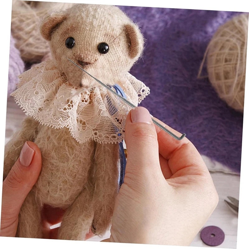 WISH DIY Needle Felting Kit Set With 10 Each Of Fine And Coarse Felting Needles Includes 3 Bottles For Wool Felting Oasis Select