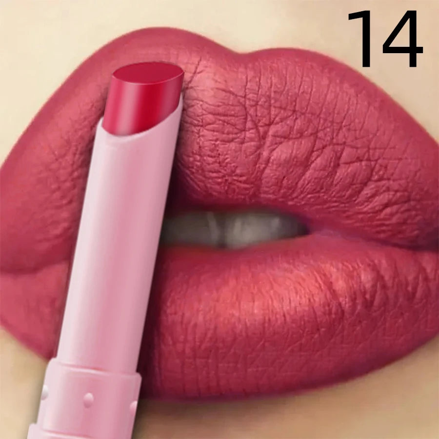 KAFURUX 15-Color Velvet Matte Lipstick – Long-Lasting Lip Tint