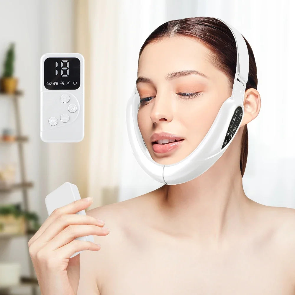 Hailicare V-Face Massager – LED, Vibration & Lifting Device