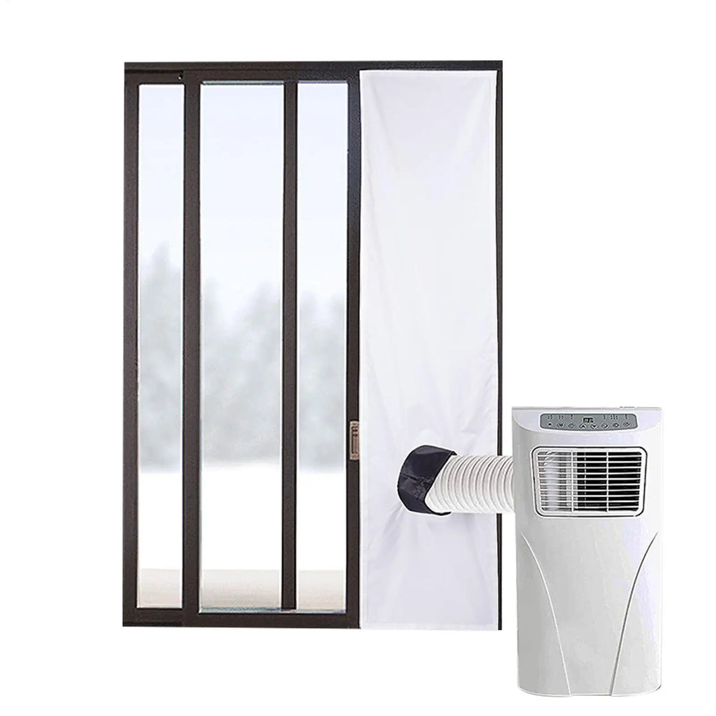 Air Conditioner Window Vent Kit Waterproof Air Conditioner Sealing Cloth Mobile Air Conditioner Baffle for Sliding Horizontal Oasis Select