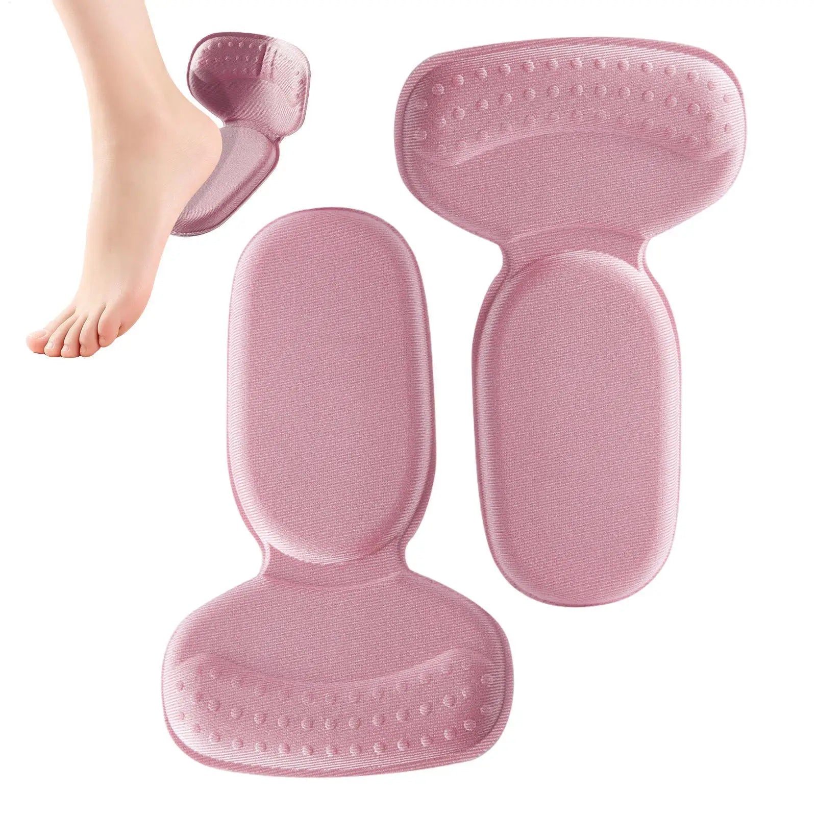 Heel Cushion 2Pcs Anti-Slip Protector Pads For Heels For Women Men Prevent Rubbing Blister Travel Walking Hiking Shoes Insoles Oasis Select