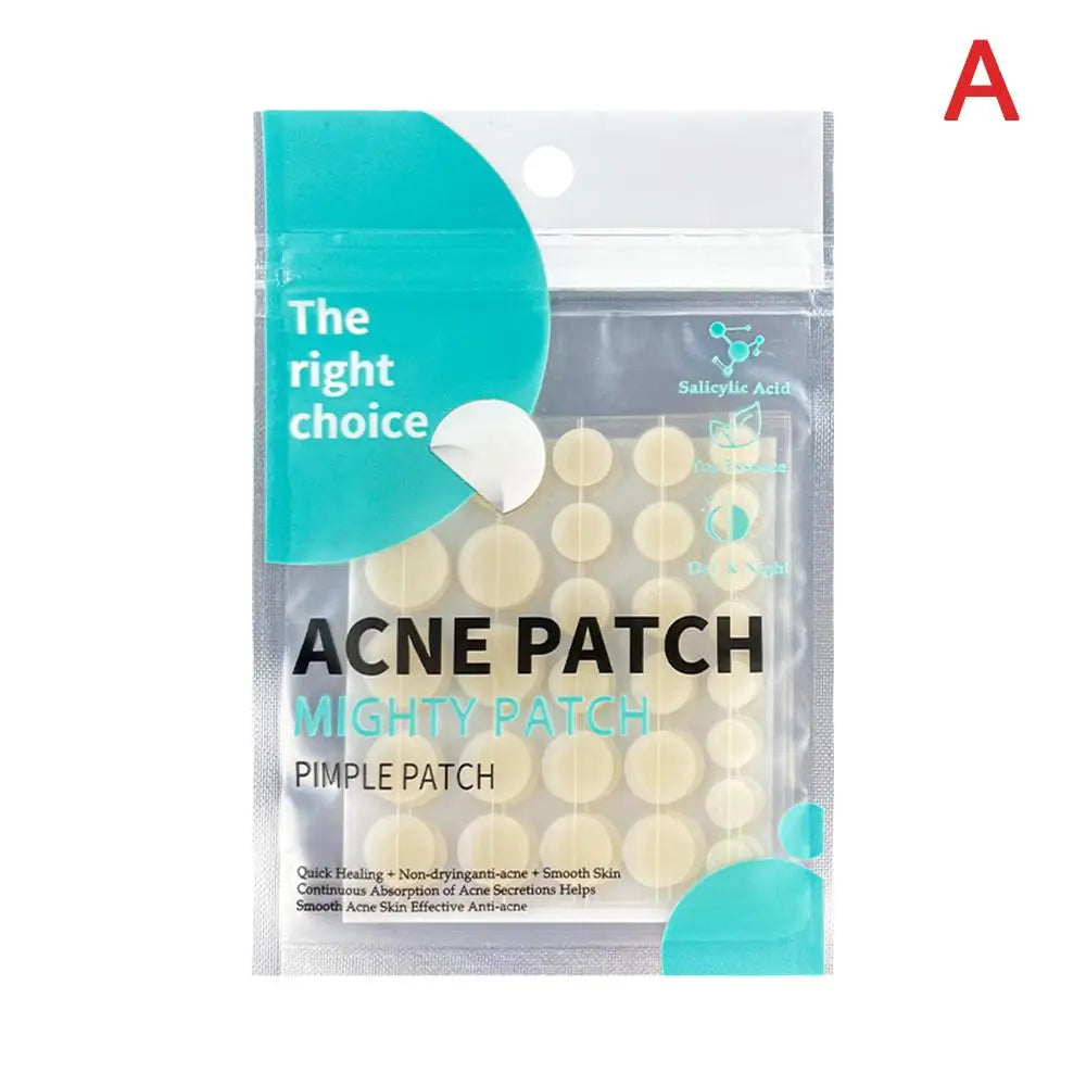 30pcs/BOX Hydrocolloid Salicylic Acne Pimple Patch Fade Repair Acne Invisible Removal Pimple Anti Spots Marks Conceale Oasis Select A