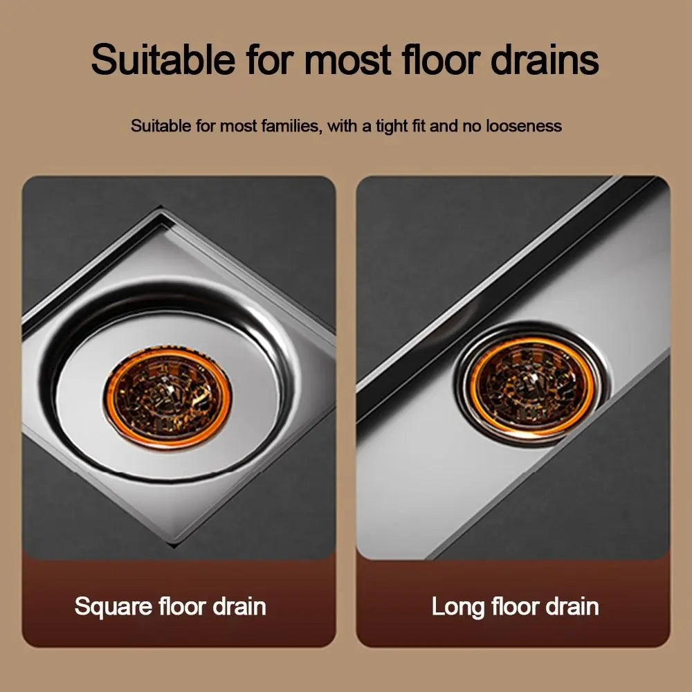 Backflow Preventer Shower Floor Drain Anti-odor Universal Fast Drainage Floor Drain Dectable Double opening Sink Strainer Oasis Select