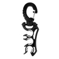 Scuba Diving Triple Regulator BCD Hose Holder Octopus Retainer BCD Clip Oasis Select black