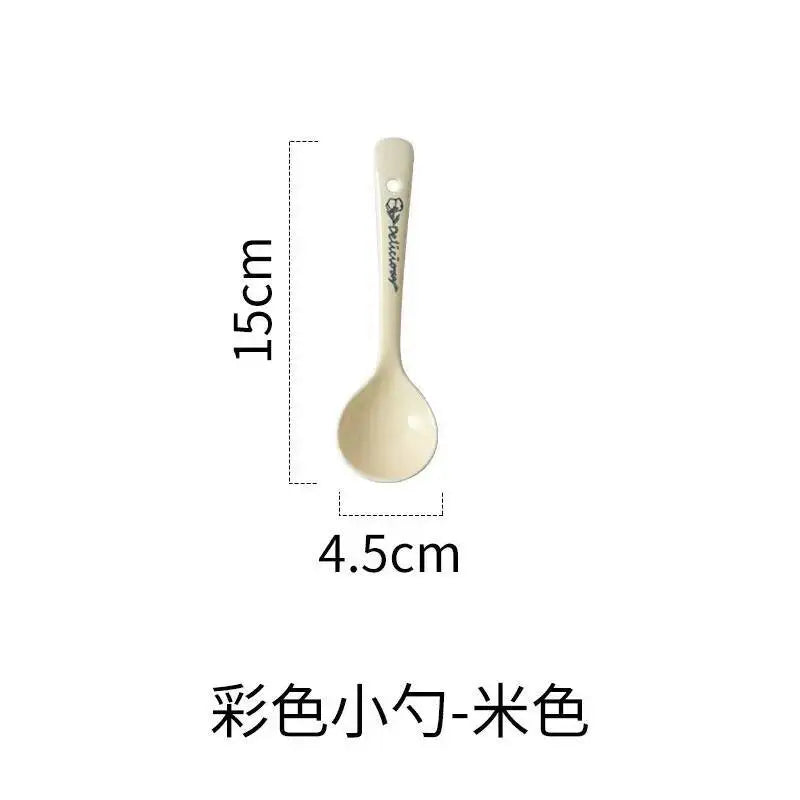 Ceramic Large Soup Spoon Ceramic Tableware Household Public Porridge Noodle Soup Spoon Large Soup Spoon Kitchen Cooking Utensil Oasis Select Beige Spoon