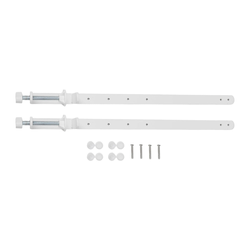 2Pcs Extended Desk Clamp Pegboard Fixing Bracket Desktop Fixing Bracket Home Improvement 1-5.5cm Thickness 41.5cm Height Oasis Select