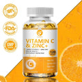 VitaKit Vitamin C 1000mg + Zinc 20mg – 120 Vegan Capsules Vitamin Supplement Oasis Select 60 Capsule