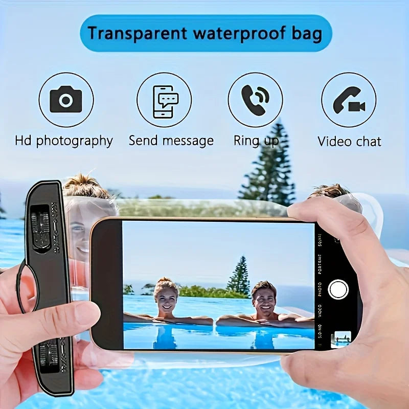 Waterproof Phone Pouch Seal Design Dry Safe Protective Bag Outdoor Beach Travel Phone Storage Case Oasis Select